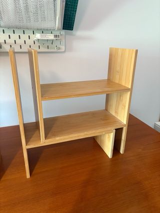 Estantería modular de bambú