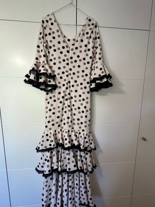 Traje Flamenca Lycra Lunares