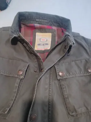 Giacca Springfield Uomo/Donna Verde Taglia M