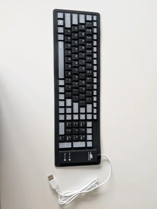Tastiera Flessibile USB Nera