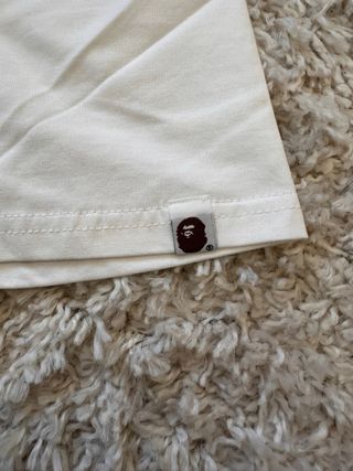 Camiseta BAPE Blanca Talla s