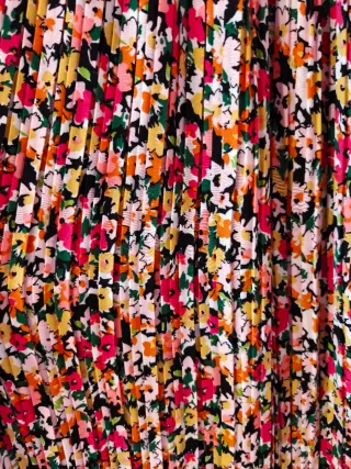 Pantalón ancho estampado floral - Stradivarius