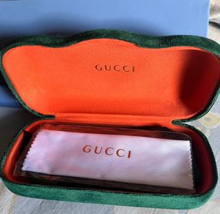 Custodia occhiali Gucci verde