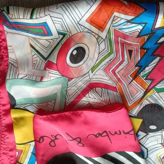 Pañuelo Bimba & Lola Cuadrado Multicolor