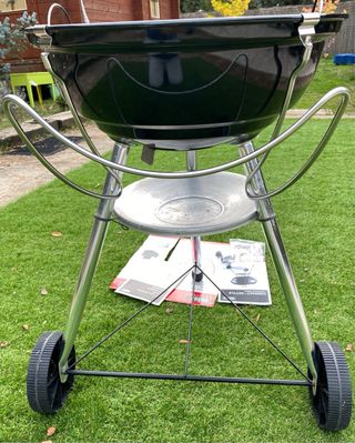 Barbacoa Weber Kettle 47 + Supporto coperchio Weber