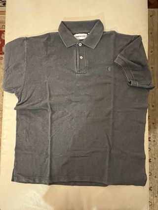 Polo Nara Camicie estiva cotone grigio  uomo