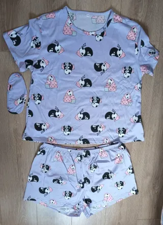 Pijama Verano Panda Shein Talla XXL