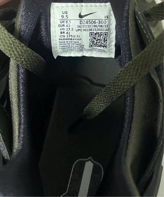 Nike Air Huarache Talla 43 Verde Militar