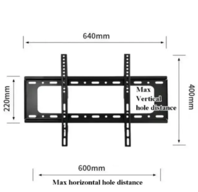 Soporte tv fijo universal 40"-85"nuevo a estrenar