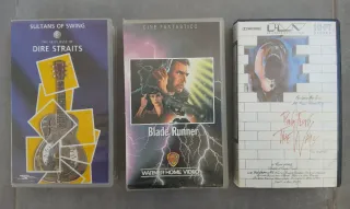 Lote VHS: Blade Runner, The Wall, Dire Straits