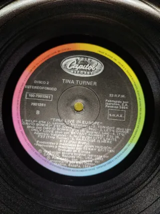 Vinilo Doble Tina Turner Live in Europa