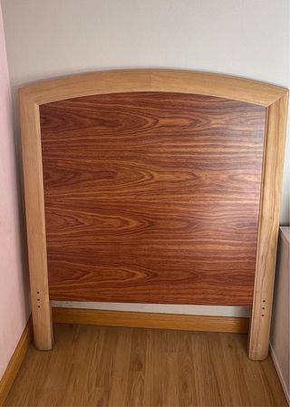 2 Cabecero de cama 90cm madera
