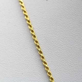 Cadena Cordón Salomónico Oro Amarillo 18kt