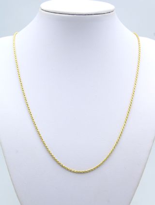 Cadena Cordón Salomónico Oro Amarillo 18kt