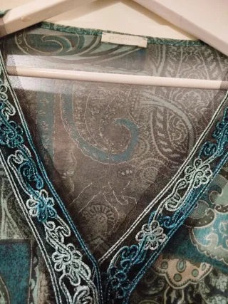 Camiseta Promod Estampada Manga Larga