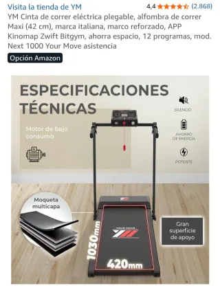 Cinta de correr Your Move Next 1000