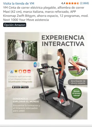 Cinta de correr Your Move Next 1000