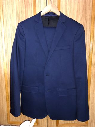 Traje Zara Basic Azul Hombre Ideal #Graduacion