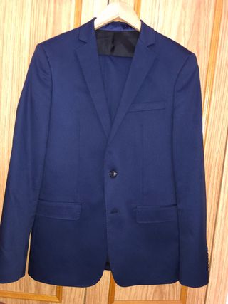Traje Zara Basic Azul Hombre Ideal #Graduacion