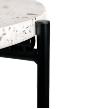INTEMPORA-BRYCUS Mesa Auxiliar Terrazzo 43.5x50cm
