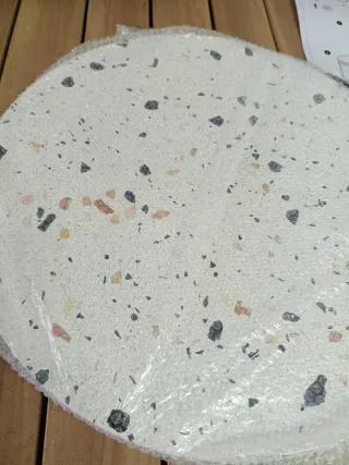INTEMPORA-BRYCUS Mesa Auxiliar Terrazzo 43.5x50cm