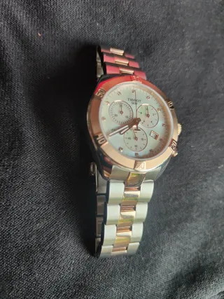 Reloj Tissot PR 100 Sport Chic Oro/Plata