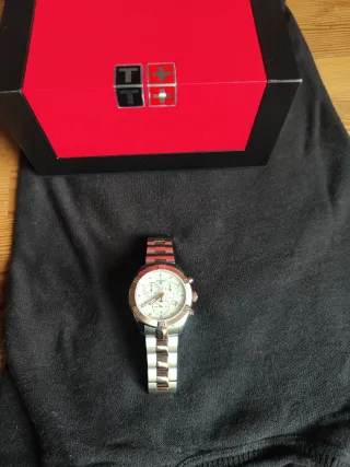Reloj Tissot PR 100 Sport Chic Oro/Plata