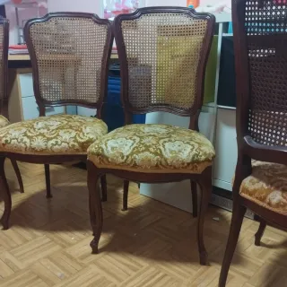 Juego de 4 sillas vintage