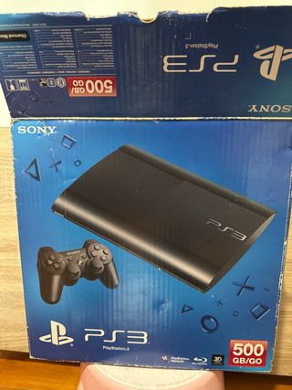 Consola PS3 Super Slim Negra 500GB