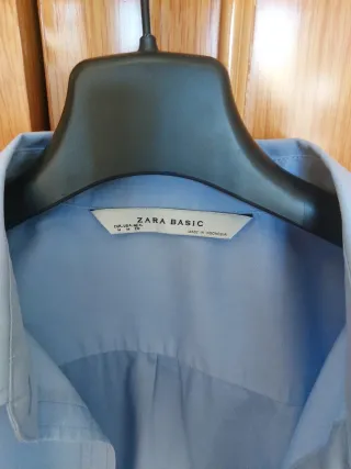 Camisa Zara azul