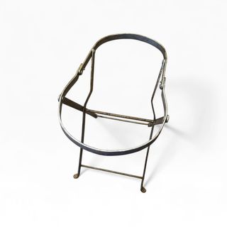 Bidé Antigo Esmaltado com Suporte Dobrável