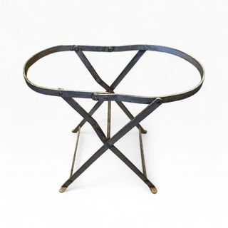 Bidé Antigo Esmaltado com Suporte Dobrável