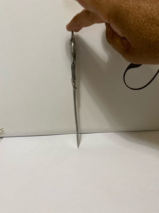 Tagliacarte vintage con serpente