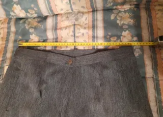 Pantalón vintage señora gris