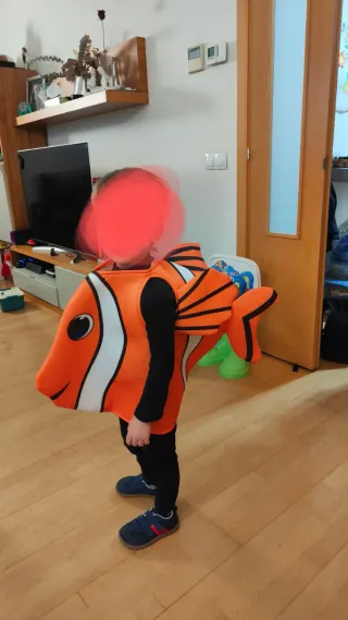 Disfraz Pez Payaso Nemo Talla 3-4