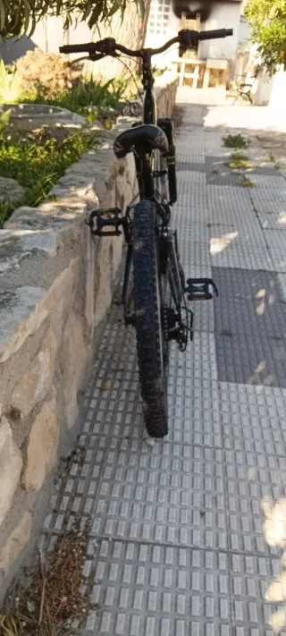 Bicicleta de stunt negra