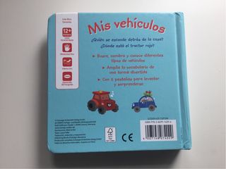 Libro infantil Mis vehículos