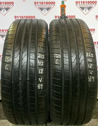 215 45 18 V PIRELLI RUEDA AL 90% VIDA UTIL
