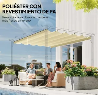Repuesto pérgola beige