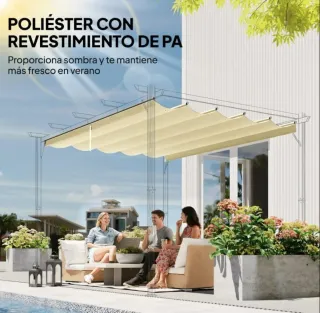 Repuesto pérgola beige
