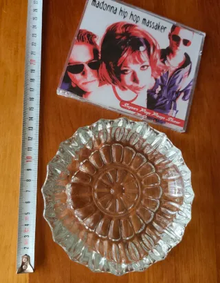 Cenicero Cristal Vintage Años 60-70