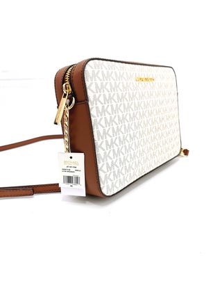 Bolso Bandolera Michael Kors Lona Monogram Beige