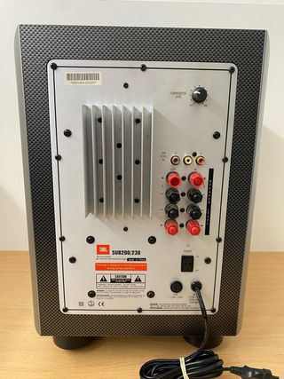 Subwoofer JBL SUB200/230 Negro/Gris