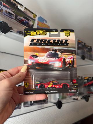 Hot Wheels Chase Circuit Legends Ferrari 499P de segunda mano por