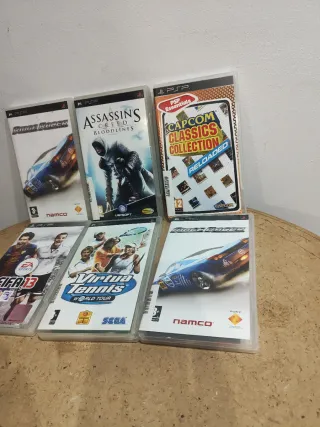 Lote 6 Juegos PSP: FIFA 13, Ridge Racer, Assassin'