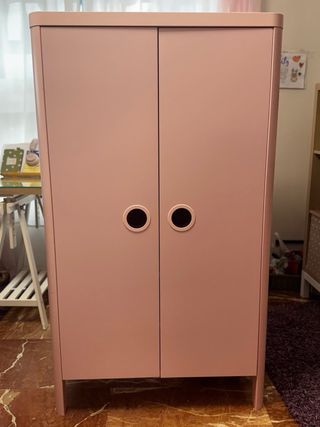 Muebles infantiles rosa IKEA + colchón