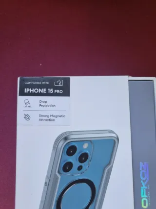 Funda OFKOZ iPhone 15 Pro con Anillo