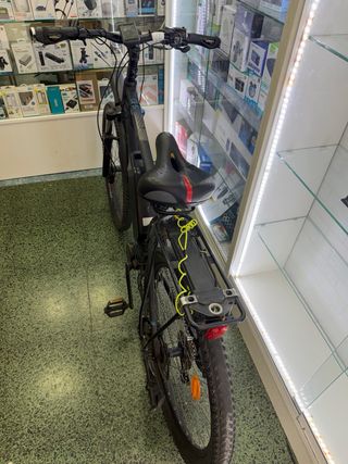 Bicicleta Eléctrica XL Negra