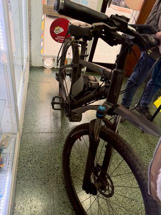 Bicicleta Eléctrica XL Negra