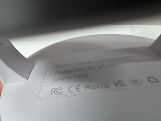 Proyector Portátil HD Inalámbrico Blanco